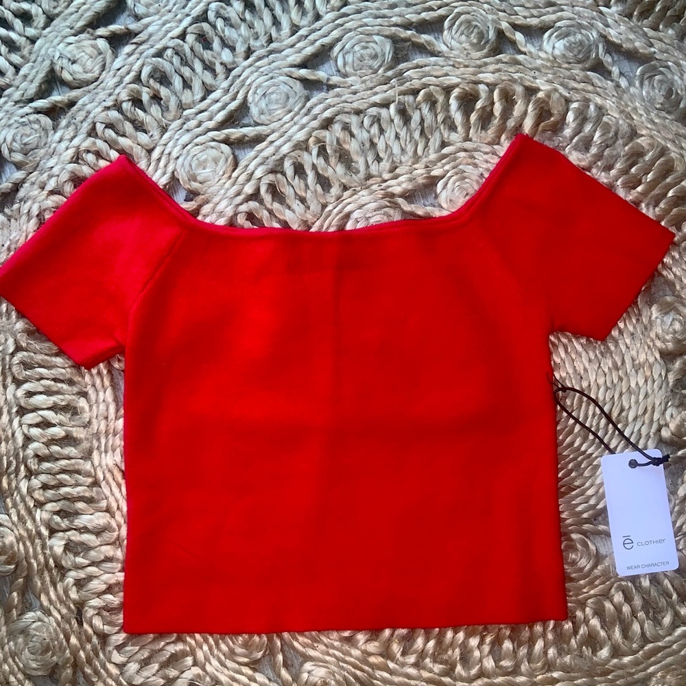 Red Crop Top